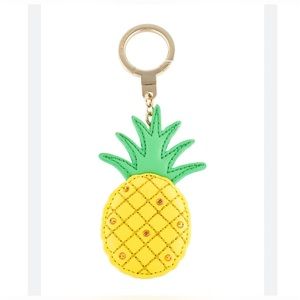 NWOT kate spade pineapple keychain